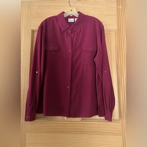 Covington Fuchsia Long Sleeve Shirt